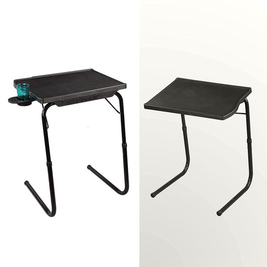TABLE BUDDY smart ® | Folding Table  Mate With Cup Holder | Black