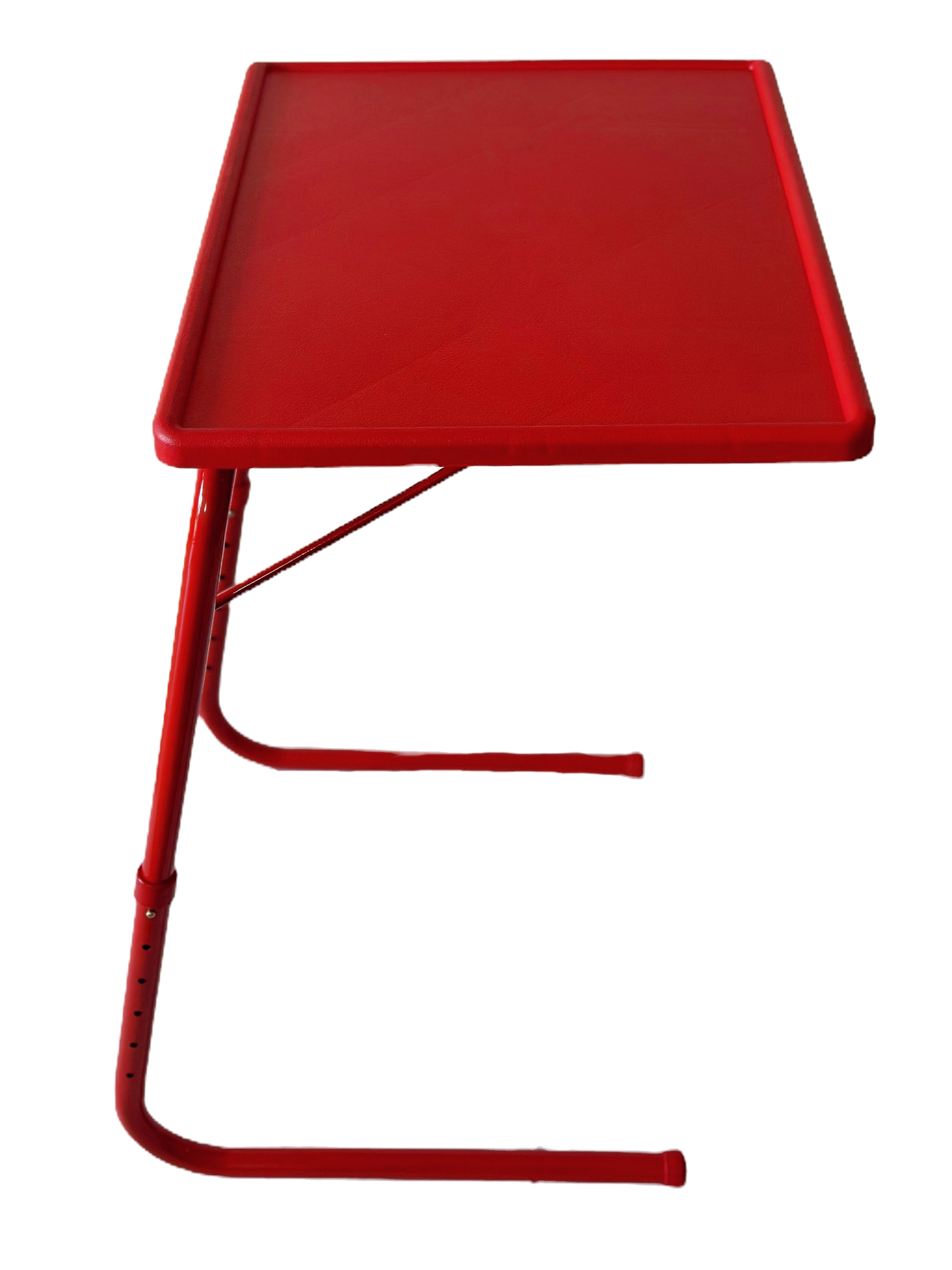 TABLE BUDDY ® | Adjustable Multi Position Portable Folding Table Mate | Cherry Red