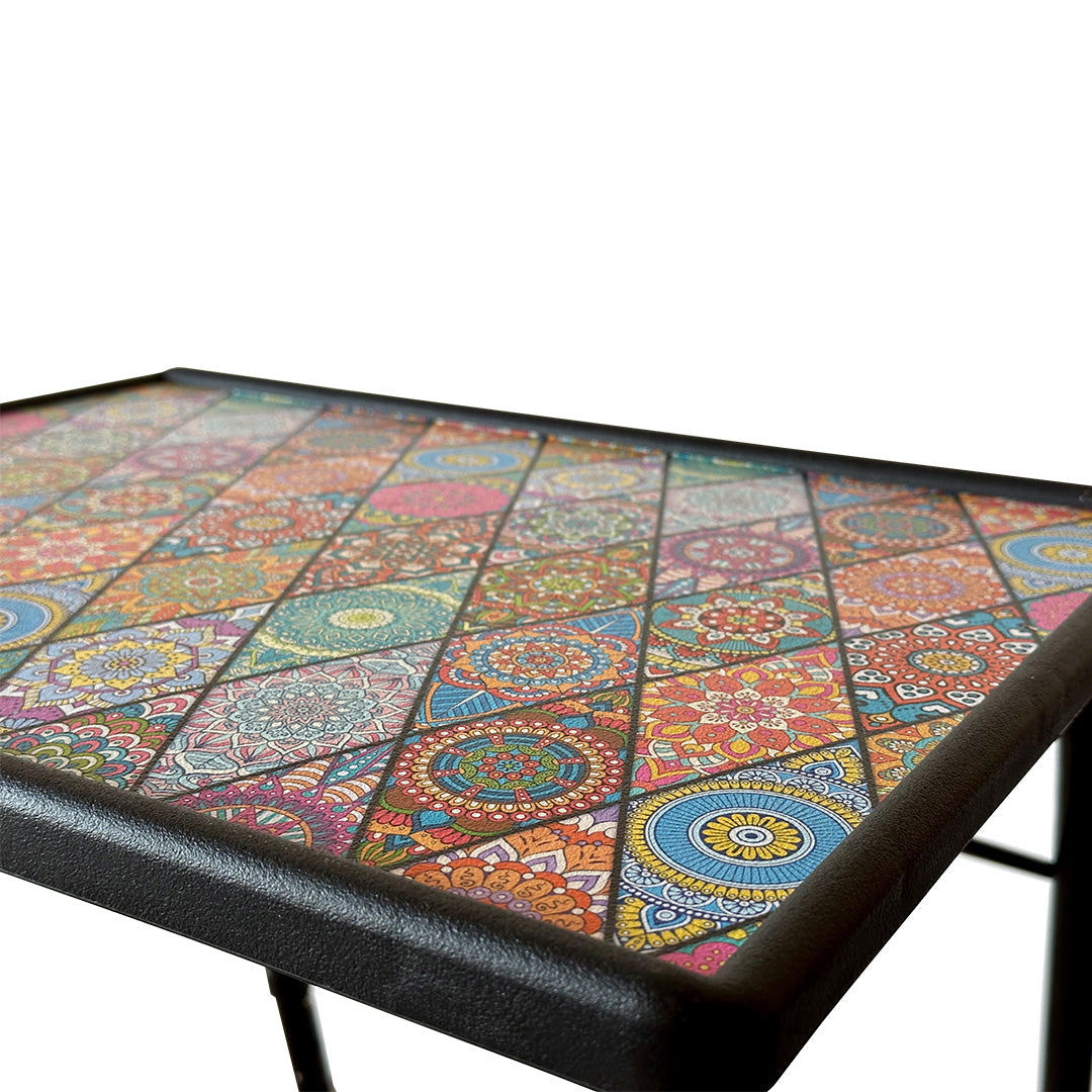 TABLE BUDDY ® | Adjustable Multi Position Portable Folding Table Mate | Mandala