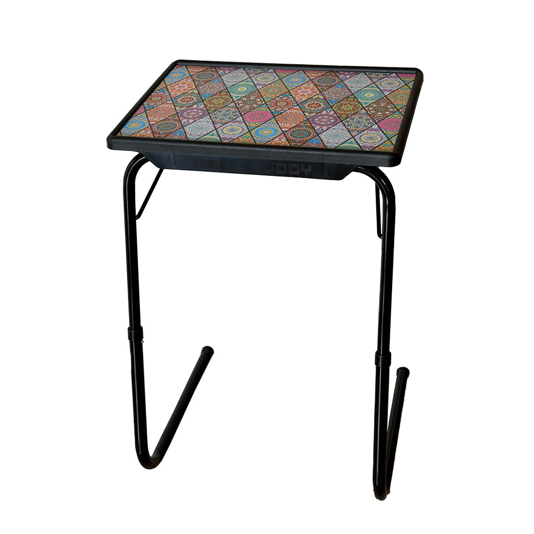 TABLE BUDDY ® | Adjustable Multi Position Portable Folding Table Mate | Mandala