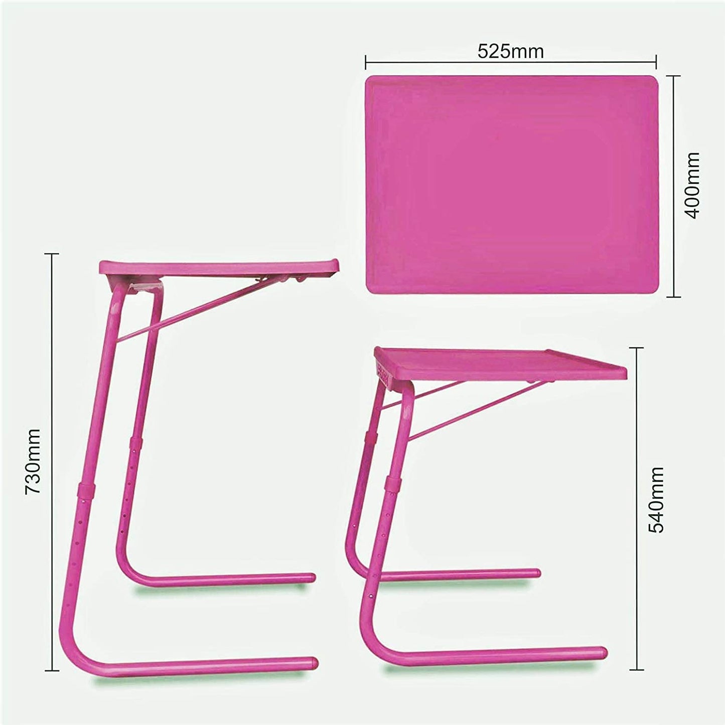 folding table mate pink colour